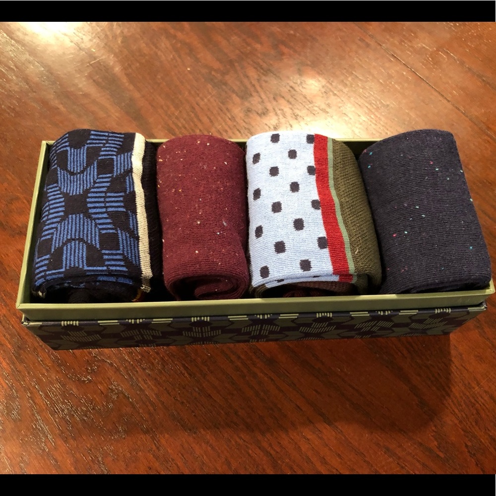 Bombas - Men's Dress Calf Sock 4-Pack Gift Box